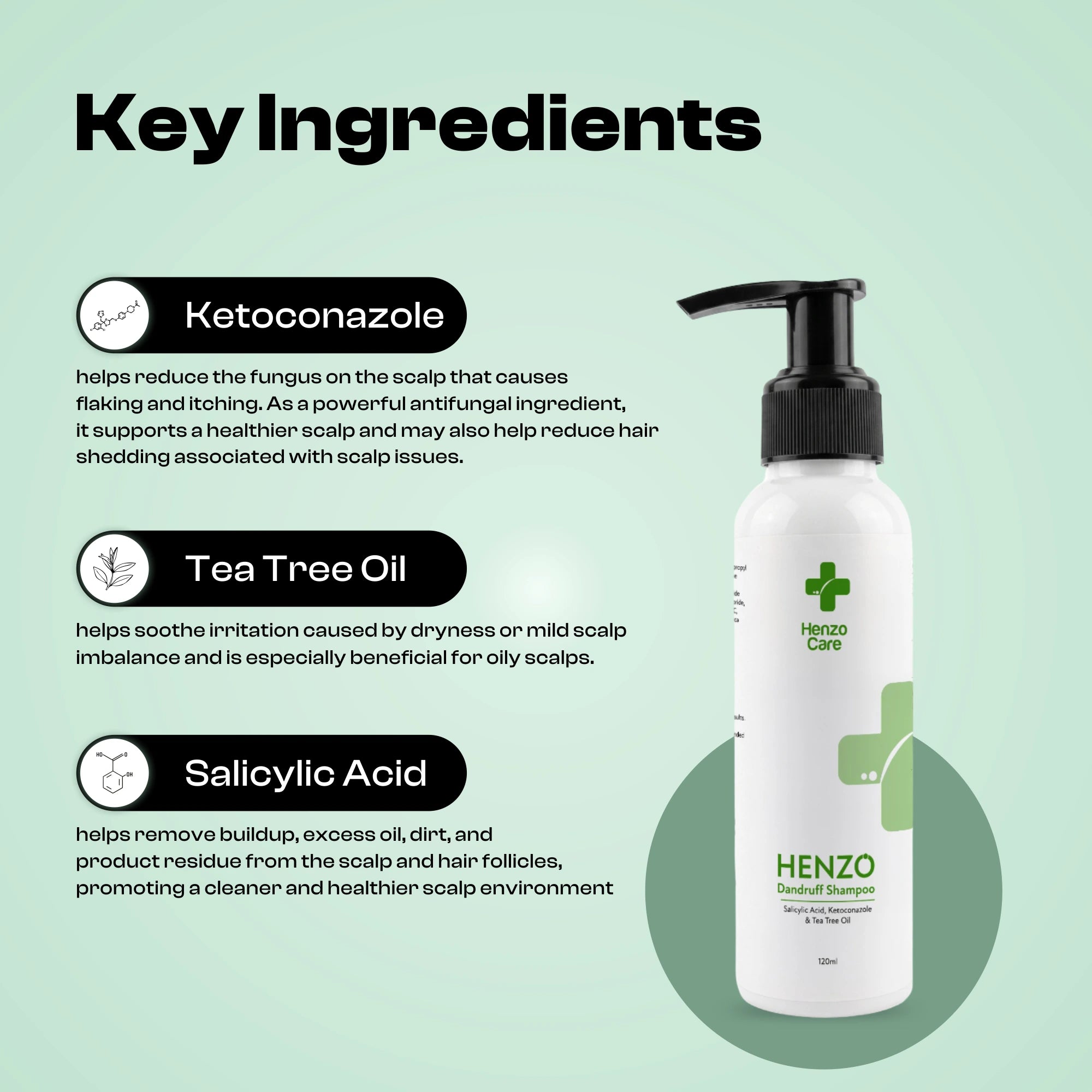 Henzo Care Dandruff-Free Shampoo
