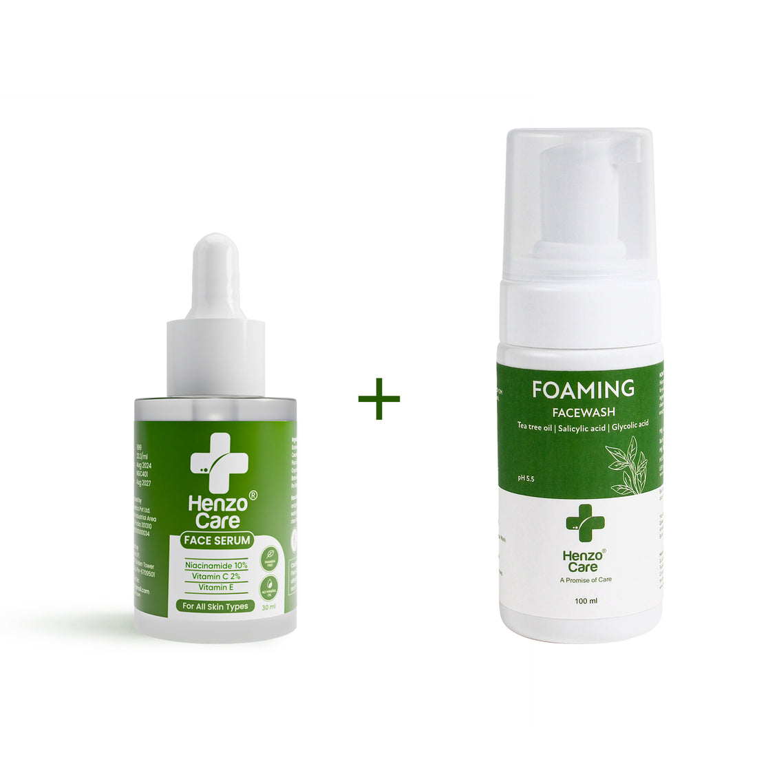 Henzocare Face Serum + Facewash Combo